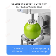 Load image into Gallery viewer, Commercial Fully Automatic Green Coconut Peeler Young Coconut Skin Shelling Peeler Fresh Tender Coconut Peeling Machine