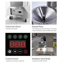 Load image into Gallery viewer, Commercial Fully Automatic Green Coconut Peeler Young Coconut Skin Shelling Peeler Fresh Tender Coconut Peeling Machine