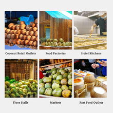 Load image into Gallery viewer, Commercial Fully Automatic Green Coconut Peeler Young Coconut Skin Shelling Peeler Fresh Tender Coconut Peeling Machine