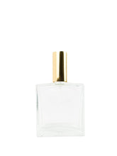 將圖片載入圖庫檢視器 Premium Perfume Spray Bottle, 100ml Glass Atomizer, 3.4 Oz Square Fine Mist Sprayer, Gold Cap