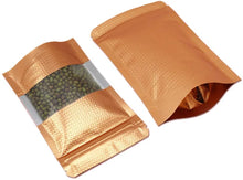 Load image into Gallery viewer, Rose Gold Food Storage Zipper Lock Pouch With Window
