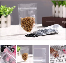 將圖片載入圖庫檢視器 Clear Zipper Stand Up Pouch 100Pcs