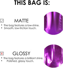 將圖片載入圖庫檢視器 100PCS Matte Black Stand-Up Resealable Pouch