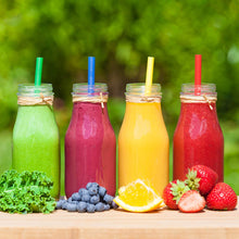 將圖片載入圖庫檢視器 250ml Wholesale glass beverage bottles 70pcs per order empty milk juice bottles with Lids