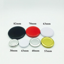 Load image into Gallery viewer, 38mm 43mm 48mm 53mm 58mm 63mm 70mm 82mm Twist Off lids Tinplate Metal Lug Cap for Glass Jar
