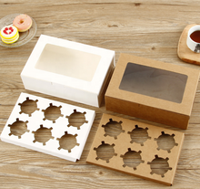將圖片載入圖庫檢視器 Cupcake Box 100pcs/ pack