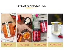 將圖片載入圖庫檢視器 Wholesale Food Grade Empty Round Clear Mini Glass Jar with Lid