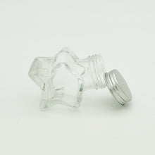將圖片載入圖庫檢視器 Star Shape Glass Jar For Candy With Screw Metal cap 100ml