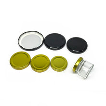 Load image into Gallery viewer, 38mm 43mm 48mm 53mm 58mm 63mm 70mm 82mm Twist Off lids Tinplate Metal Lug Cap for Glass Jar