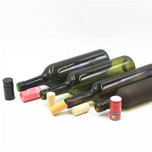 將圖片載入圖庫檢視器 750ml Wine Glass Bottles With Cork Top & Screw Top