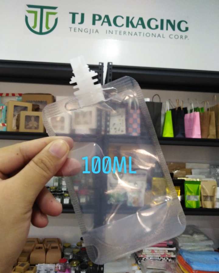 (10pcs) Liquid Pouch With Spout Stand Up Plastic Food Grade