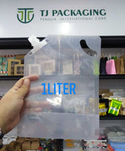 將圖片載入圖庫檢視器 (10pcs) Liquid Pouch With Spout Stand Up Plastic Food Grade
