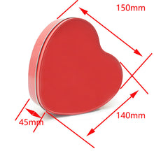 Load image into Gallery viewer, heart shape tin can for dream cake &amp; chocolate packaging 90pcs
