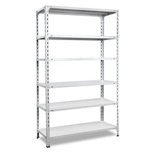 將圖片載入圖庫檢視器 White adjustable warehouse heavy duty metal storage shelf rack
