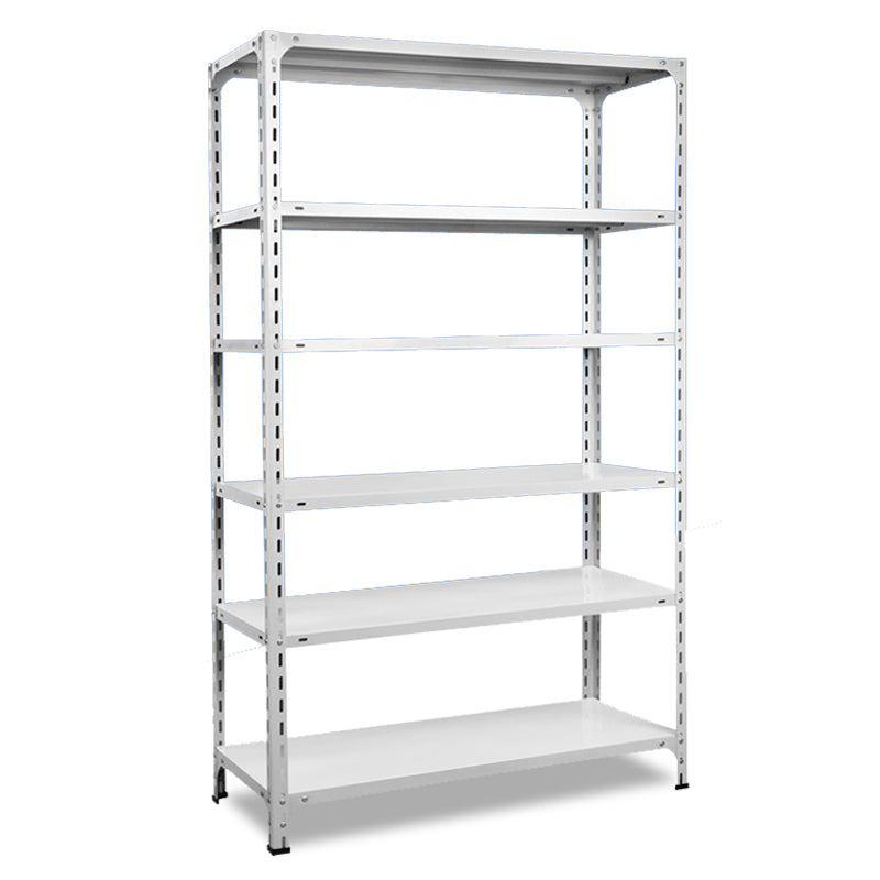 White adjustable warehouse heavy duty metal storage shelf rack