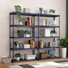 Load image into Gallery viewer, 5-Shelf Heavy Duty Steel Shelving Unit, 48&quot; W x 24&quot; D x 72&quot; H, Black
