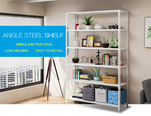 將圖片載入圖庫檢視器 White adjustable warehouse heavy duty metal storage shelf rack
