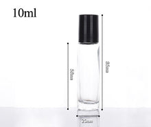 將圖片載入圖庫檢視器 10ml Glass Roll On Bottles Empty Refillable Aromatherapy Perfumes Sample Vials Essential Oil
