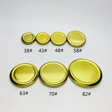 將圖片載入圖庫檢視器 38mm 43mm 48mm 53mm 58mm 63mm 70mm 82mm Twist Off lids Tinplate Metal Lug Cap for Glass Jar
