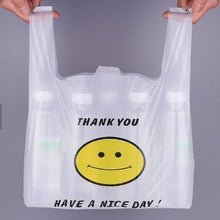 Load image into Gallery viewer, Thank You Plastic T-shirt Grocery Shopping Bags For Supermarket
