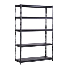 Load image into Gallery viewer, 5-Shelf Heavy Duty Steel Shelving Unit, 48&quot; W x 24&quot; D x 72&quot; H, Black
